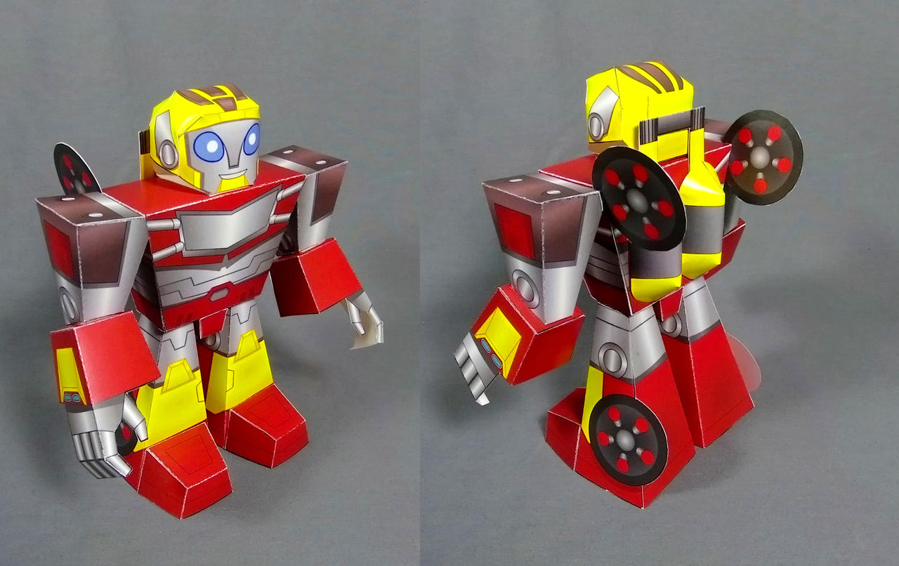 Rescue Bots Academy Hotshot cardmodel