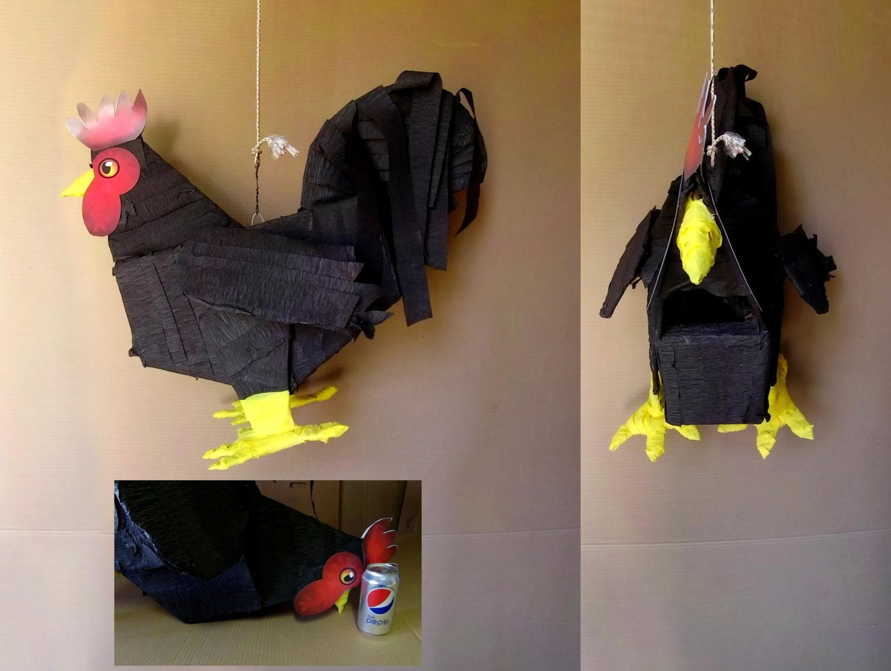 custom commission giant rooster pinata