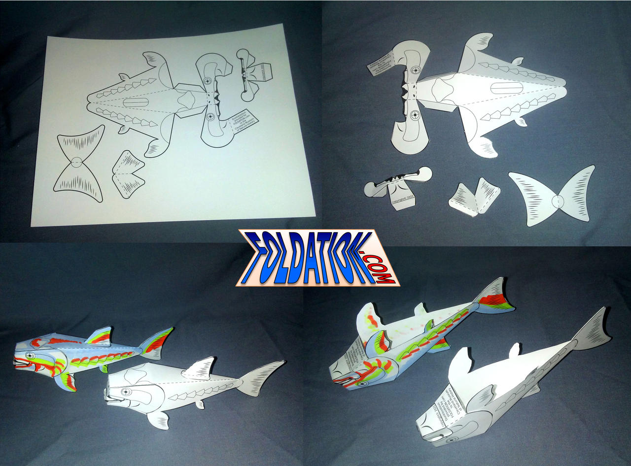 simplest concept Dunkleosteus cardmodel