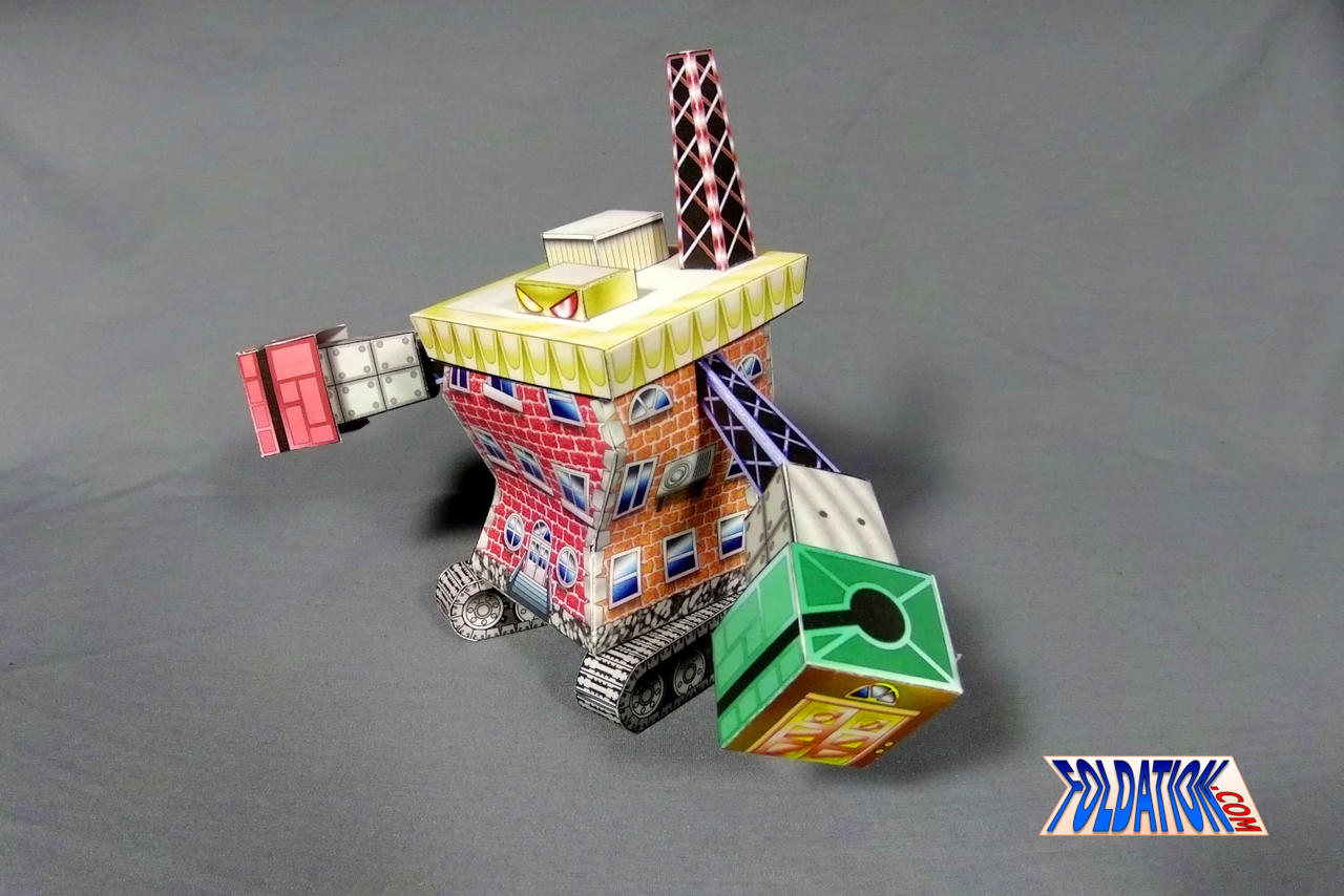 offense building Defenestrator cardmodel