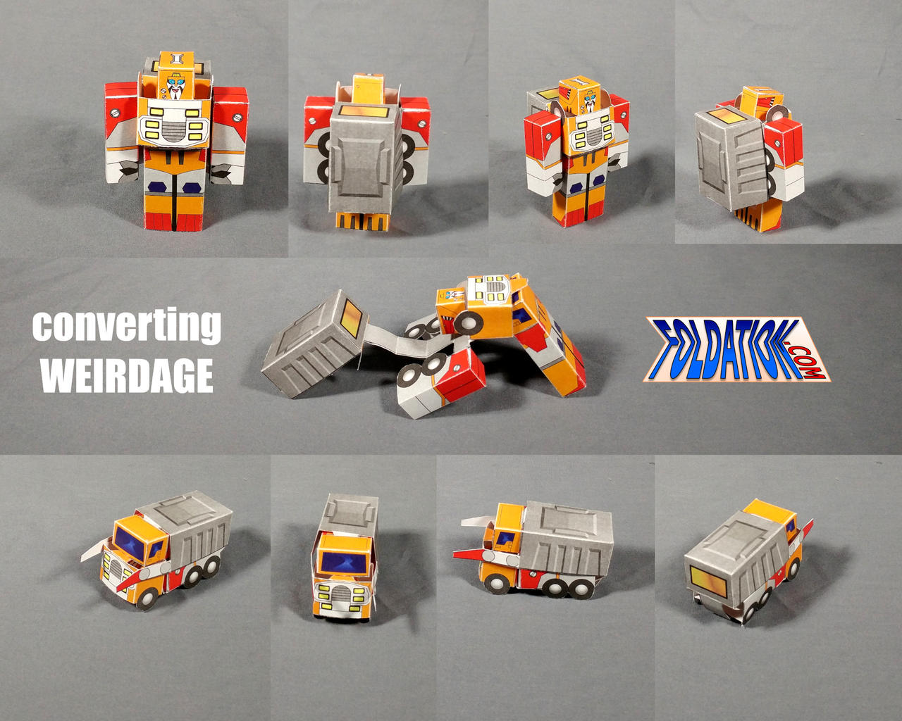 converting Weirdage cardmodel