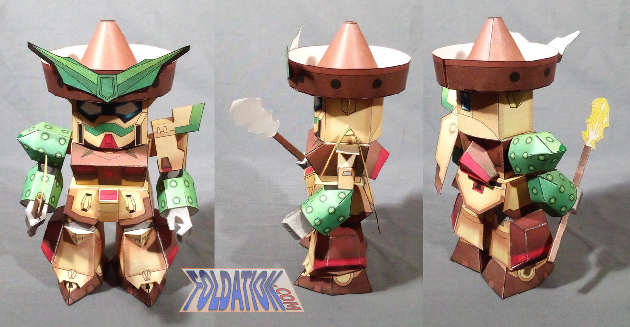 SDmini Tequila Gundam cardmodel