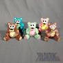 FOLDATION's cardmodel teddybears