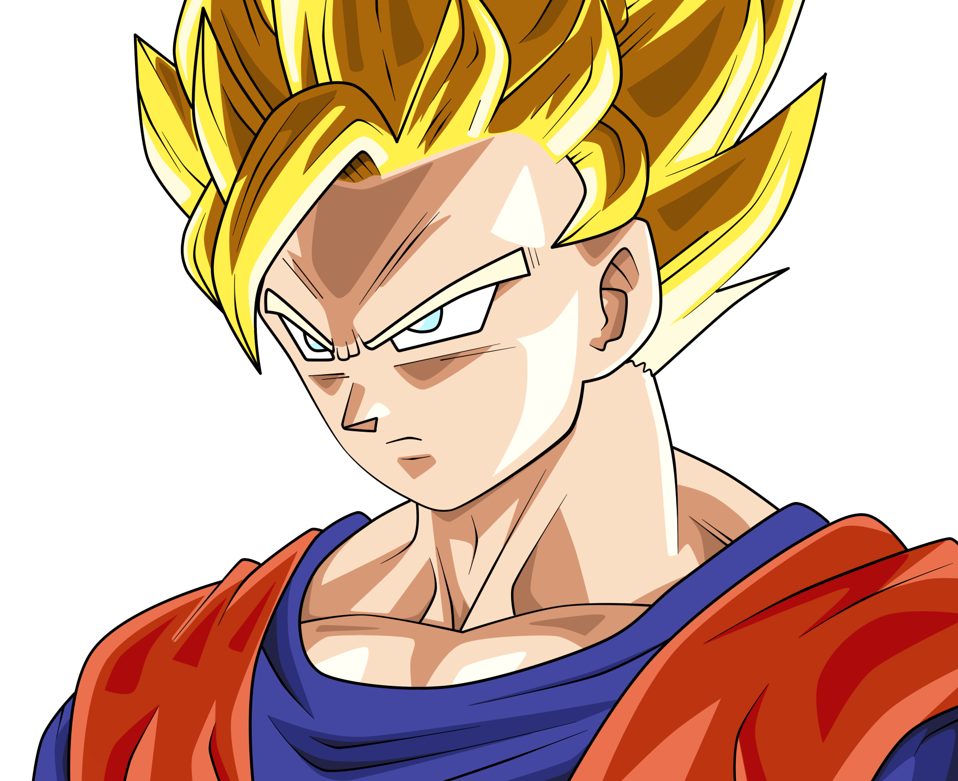 Super Saiyan 2 Goku by chanmio67 on DeviantArt