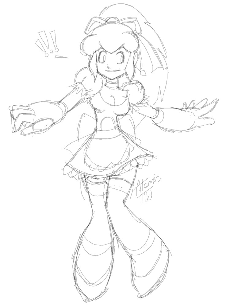 mecanique maid doodle