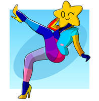 Star Head Lady from Berry Bury Berry Pinup