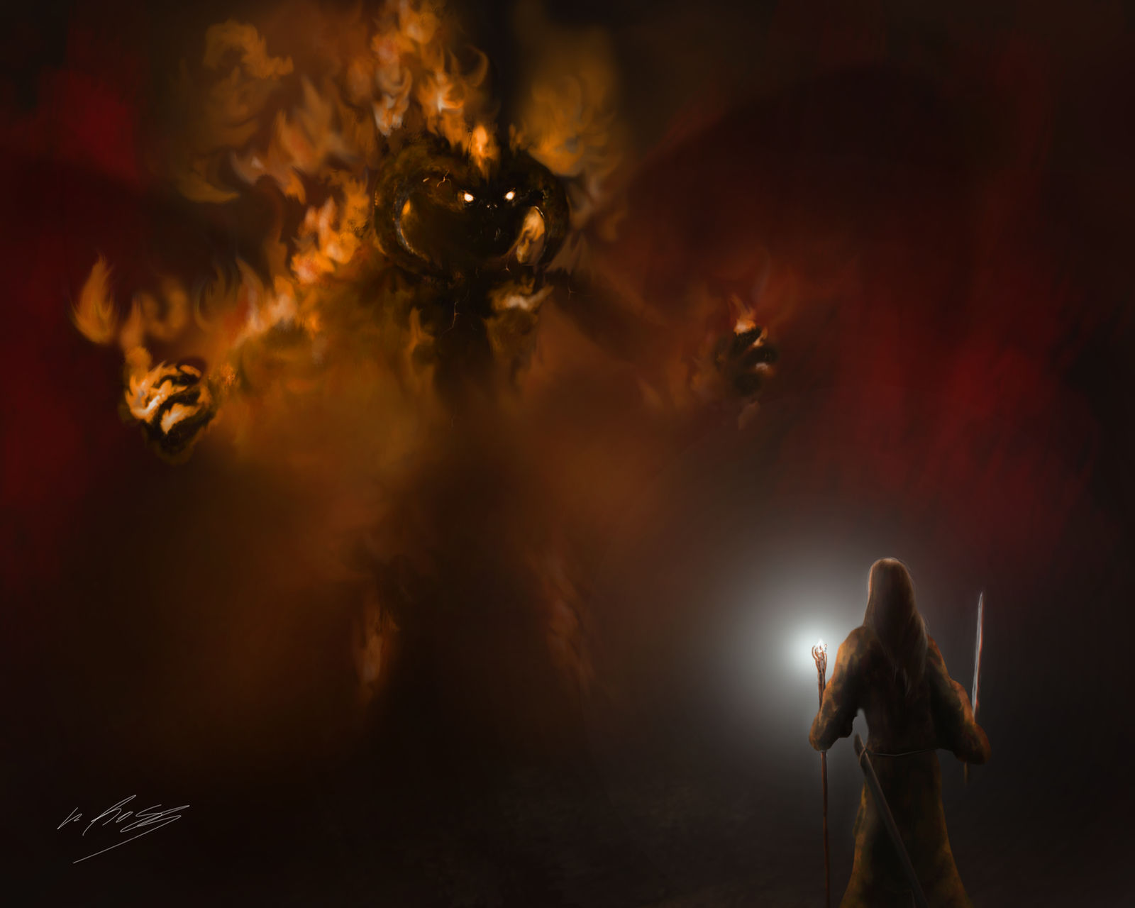 Gandalf Vs Balrog By Gackt En Ciel On Deviantart Gandalf Vs Balrog By Gackt En Ciel On Deviantart