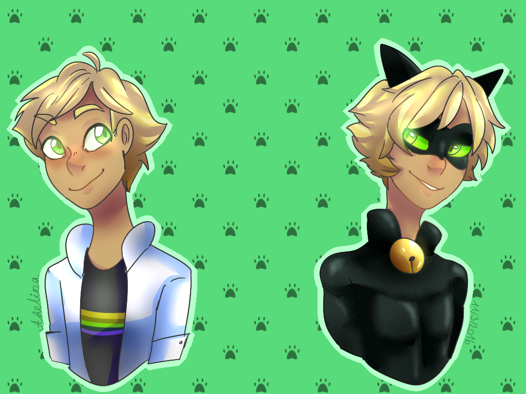 adrien and chat