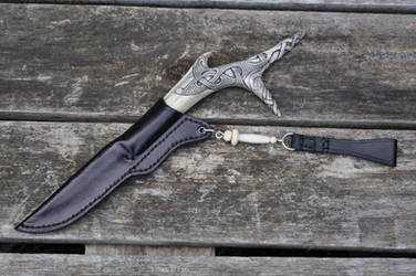 Handmade Viking Style Knife2 Bush craft huntung