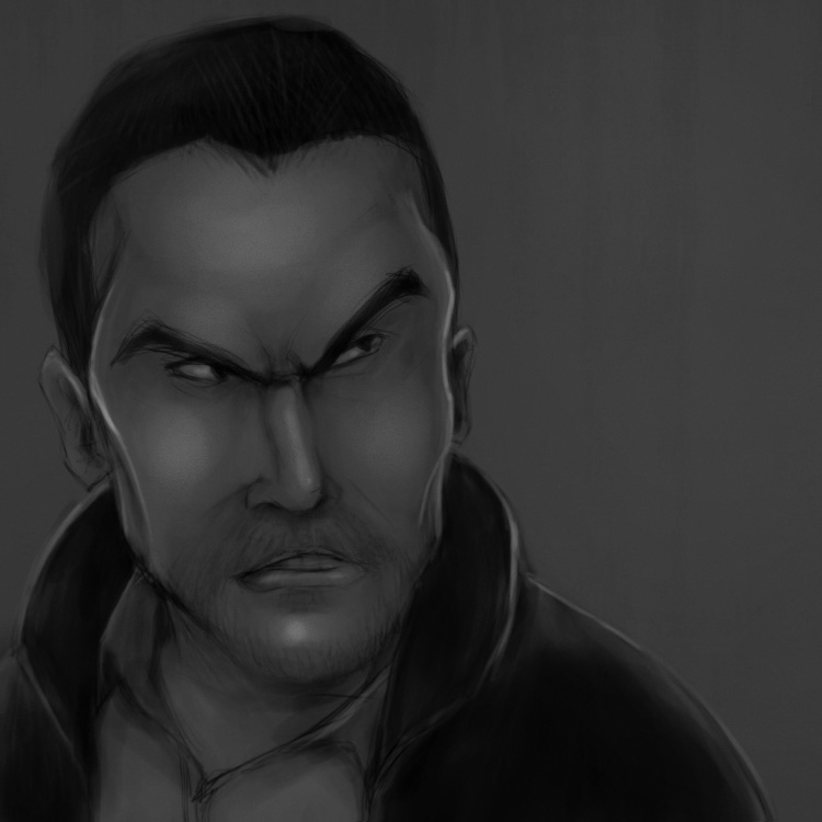 niko bellic speedie portrait