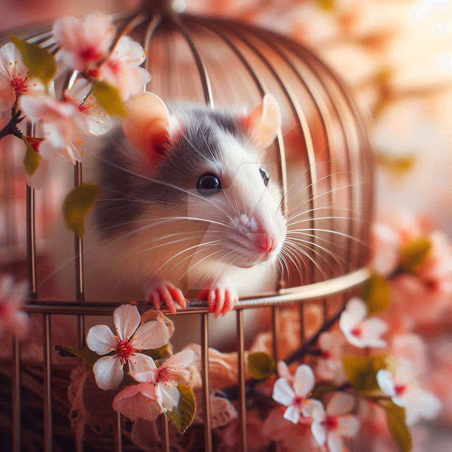 Deviantart Cage Rabbit Rat in cage decorated animal rodent (109) by Dreamypandapoo on DeviantArt