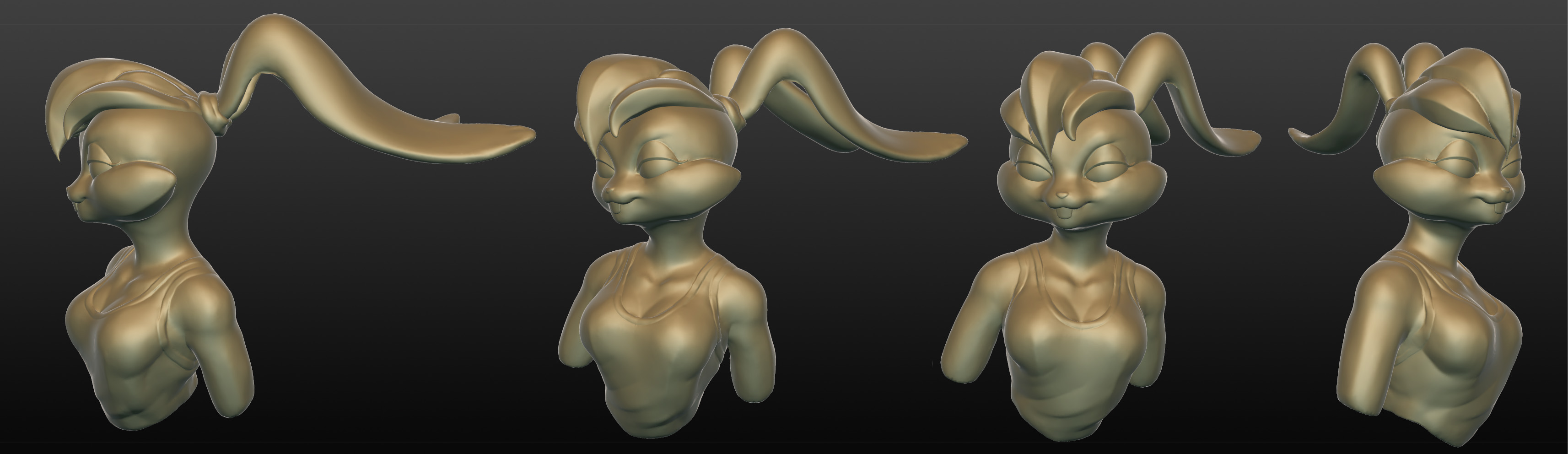 Sculptris - Lola Bunny Bust