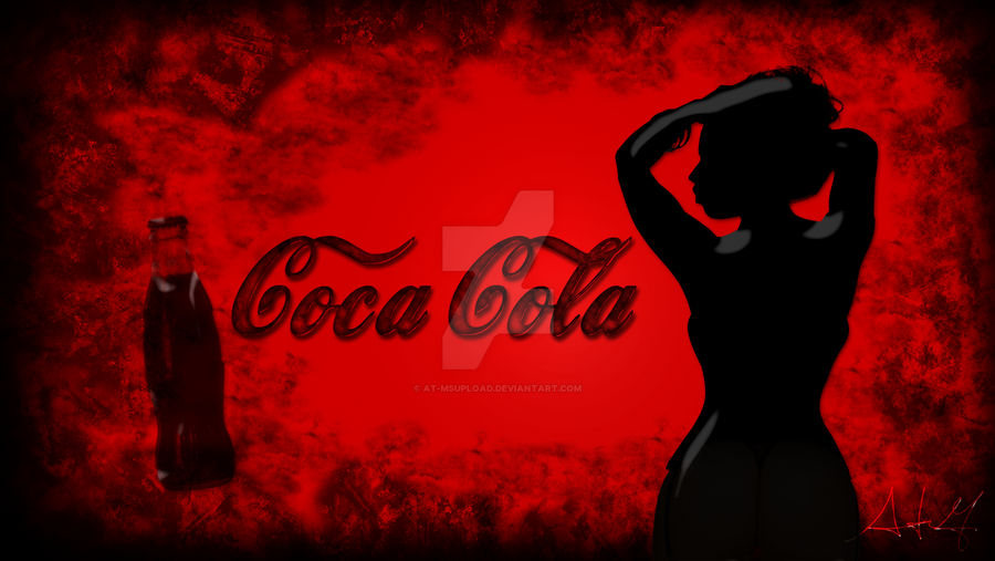 Coca Cola Background Dark-Red by At-MsUpload on DeviantArt