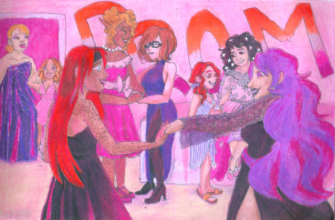 WLW Prom by KaijuusandKryptids on DeviantArt WLW Prom by KaijuusandKryptids on DeviantArt