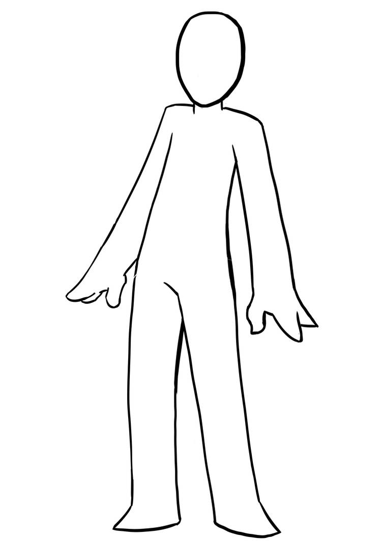 Blank Person Template by JottingLion on DeviantArt Blank Person Template by JottingLion on DeviantArt