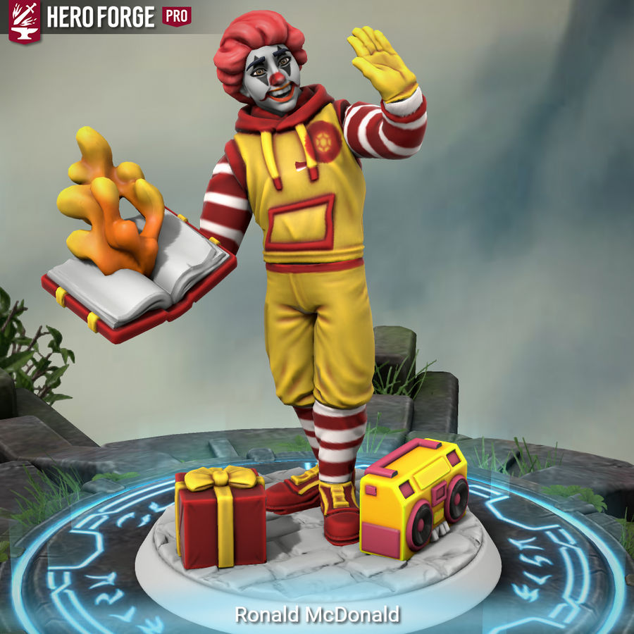 Ronald McDonald screenshot by triplestar100 on DeviantArt
