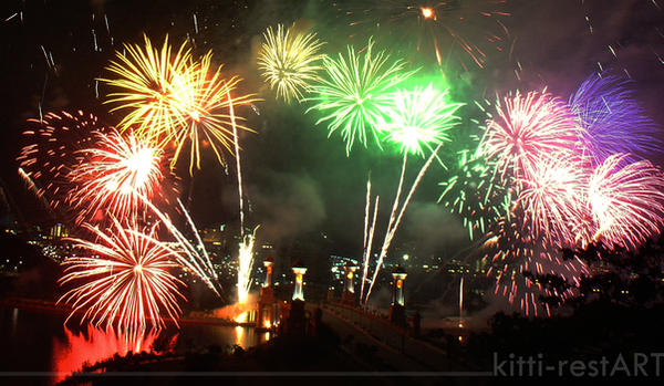 colorfull fireworks