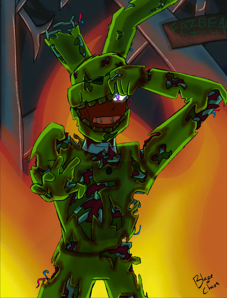 Spring Trap Pain Springtrap's Hell by Avalons-edge on DeviantArt