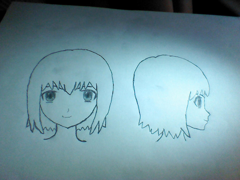 an anime girls head and face front and side views by cherryawesome on DeviantArt an anime girls head and face front and side views by cherryawesome on DeviantArt