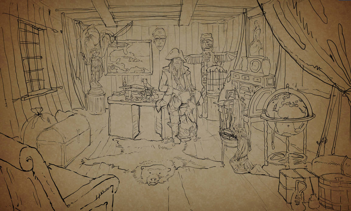 Captains room by NikitaBolyakov on DeviantArt