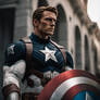 Marble Statue Captain America model Chris Ivan, ha