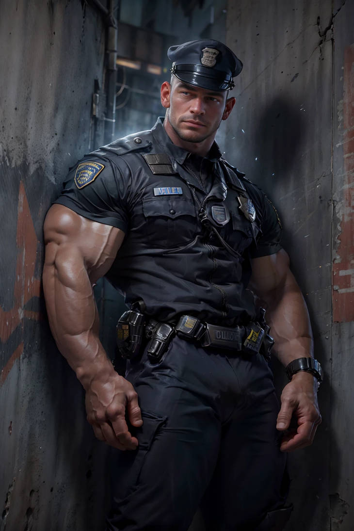 police strong and imposing police man by jerry2309 on DeviantArt