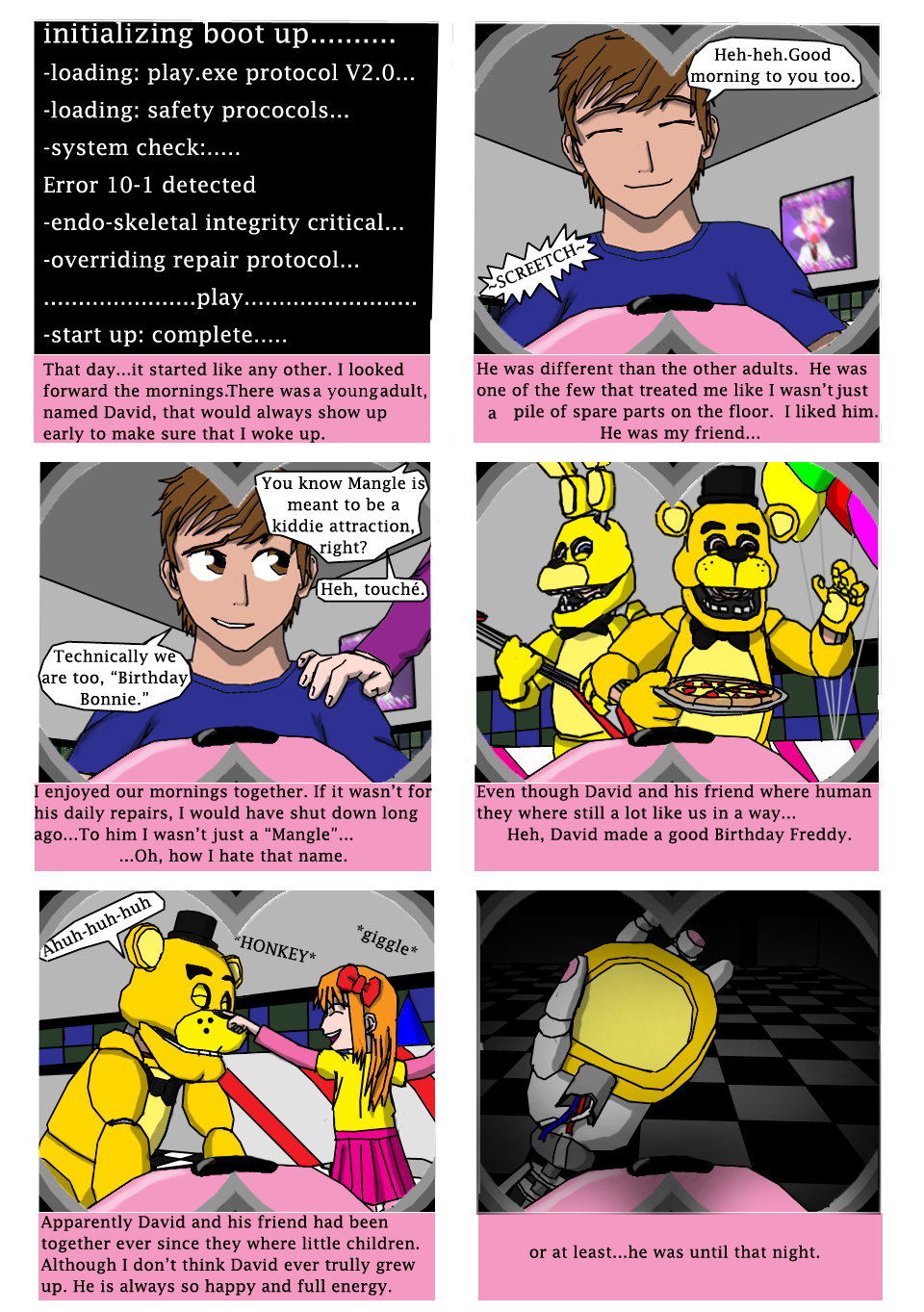 The Last Curtain Call: Mangle's POV (part 1)
