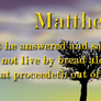 Matthew 4:4 Motivational Button