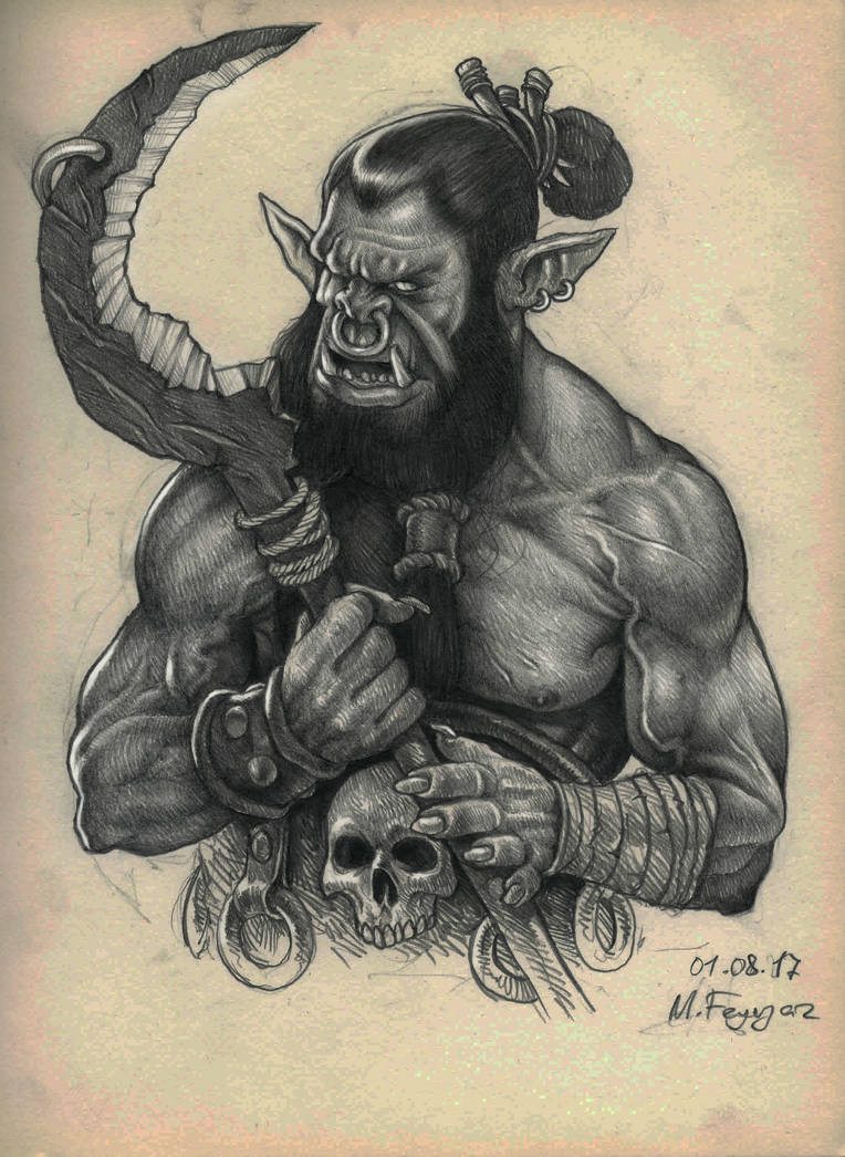 Orc Character Design by MuhammedFeyyaz on DeviantArt