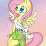 Fluttershy (With background)