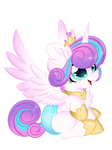 Princess Flurry Heart (Quick draw) by Pvrii