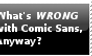 Comic Sans Stamp
