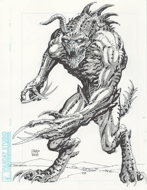 Deathclaw Inflation Deviantart Deathclaw commission piece by Darry on DeviantArt