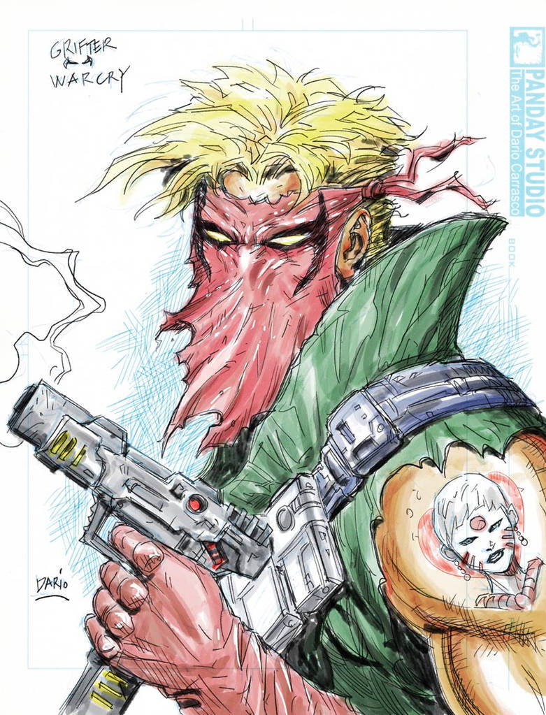 Grifter Image Grifter Sketch Colored by Darry on DeviantArt