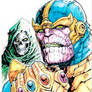 Backing Board Art: Thanos Colored Piece