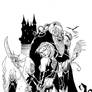 Bloodrayne - Blood King cover mock