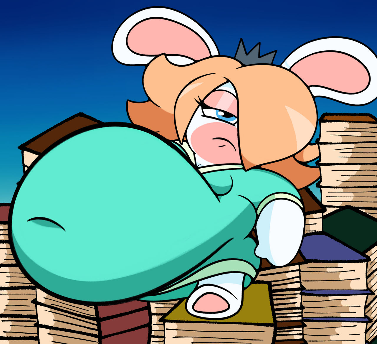 Fat Rabbids Characters Rabbid Rosalina but fat by Splashkan on DeviantArt