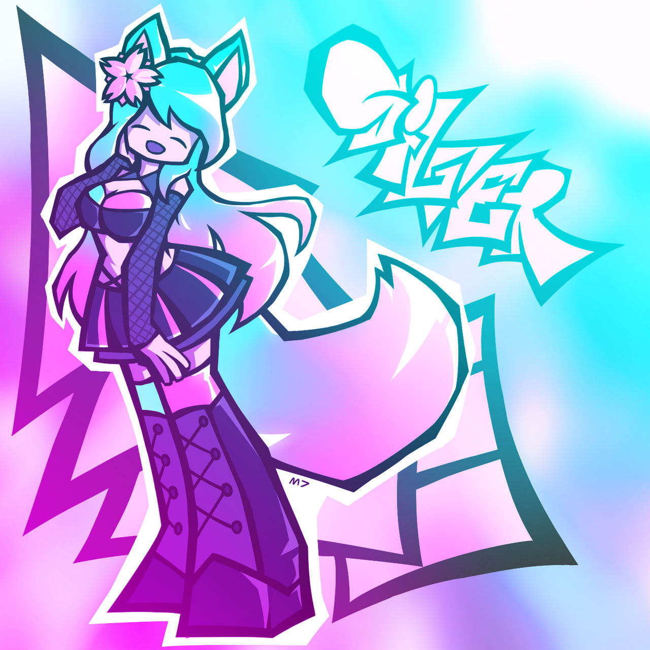Silvervale Rave Emote Silvervale by SevDoesStuff on DeviantArt