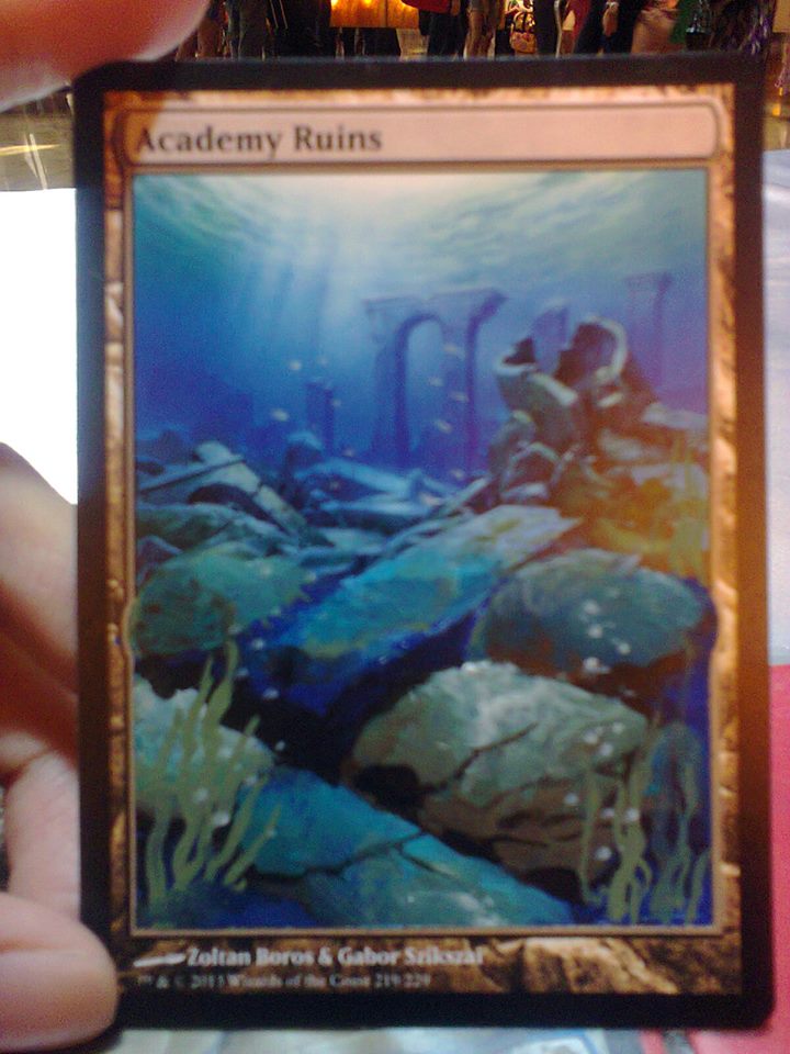 MTG Altered Card: Academy Ruins