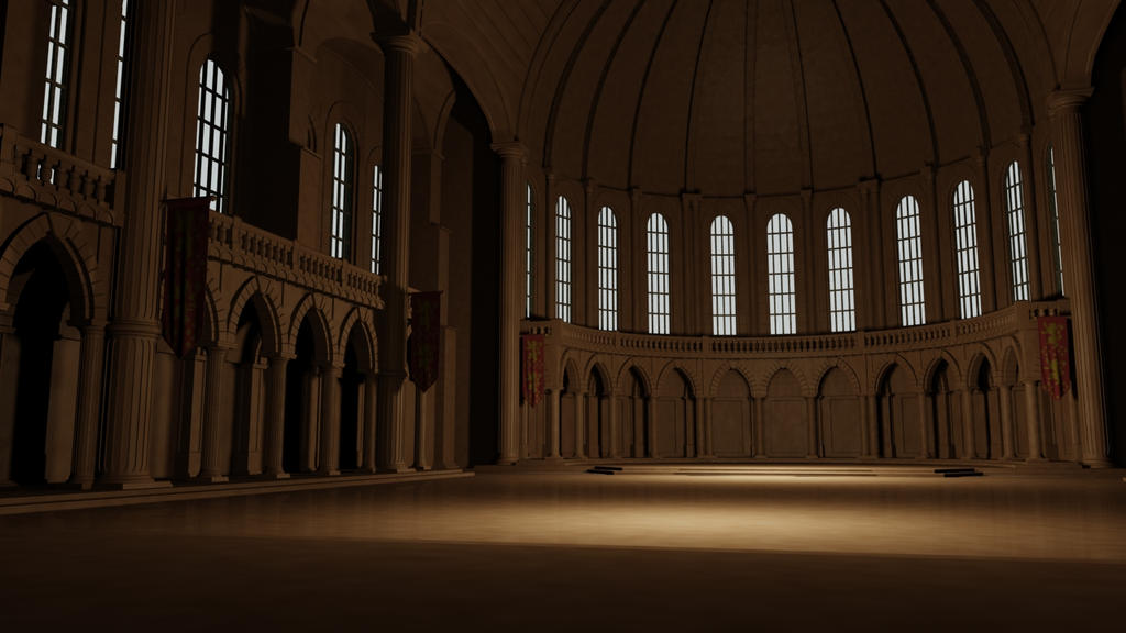 Deviantart Karlch The throne hall - Second Version by Karlch on DeviantArt