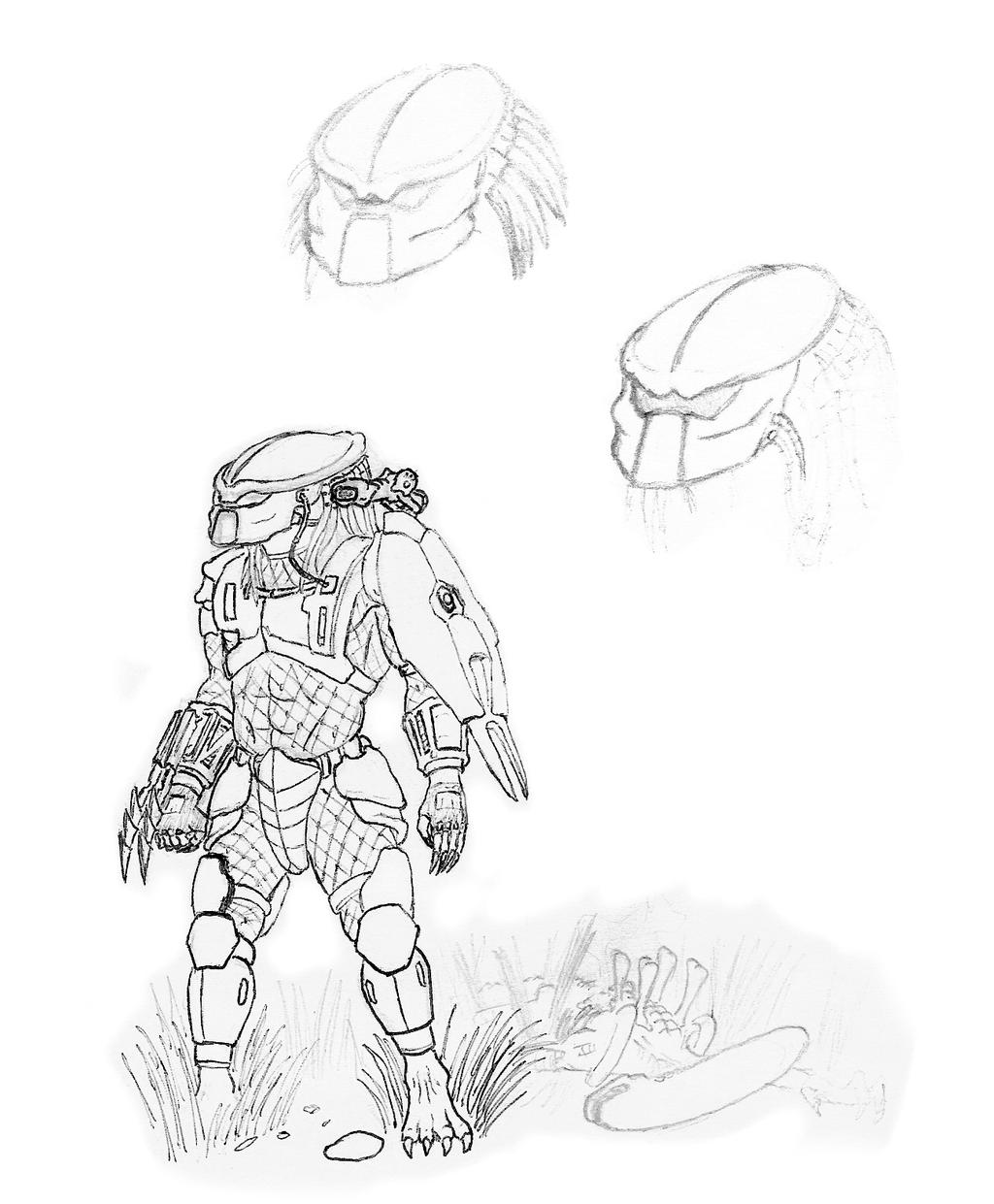Deviantart Karlch Predator sketch by Karlch on DeviantArt