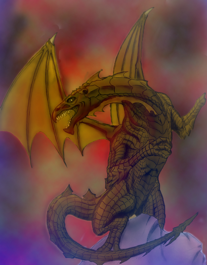 Deviantart Karlch Dragon - sketch v1.2 in brown by Karlch on DeviantArt