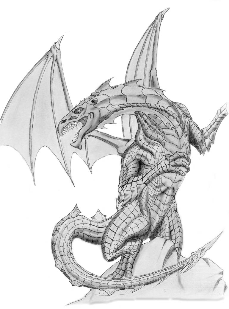 Deviantart Karlch Dragon - sketch v1.0 by Karlch on DeviantArt