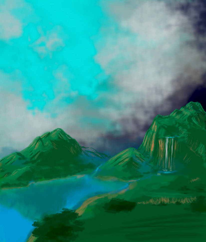 Deviantart Karlch Photoshop test - Digital Landscape by Karlch on DeviantArt