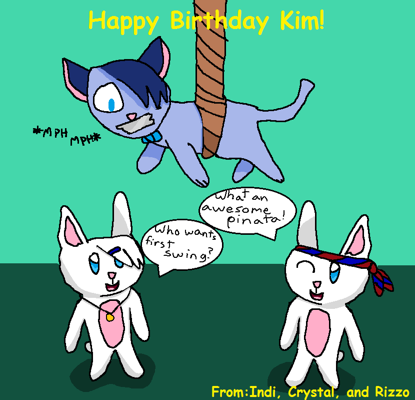 Happy Birthday Kim! by IndiAndRizzo on DeviantArt Happy Birthday Kim! by IndiAndRizzo on DeviantArt