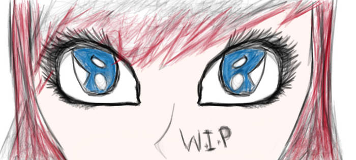 Red Hair Blue Eyes WIP