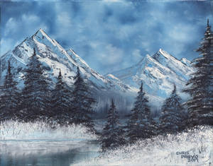 Winter Oil Painting