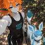 Out here exploring the trails with Tetra