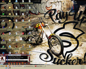 The most cluttered desktop...