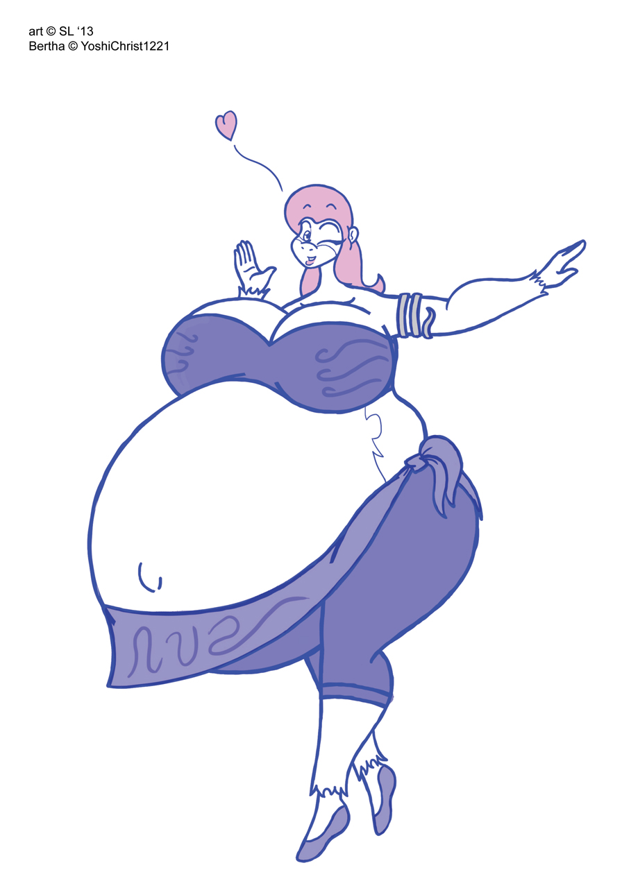 Bertha the Belly Dancer - Sketch